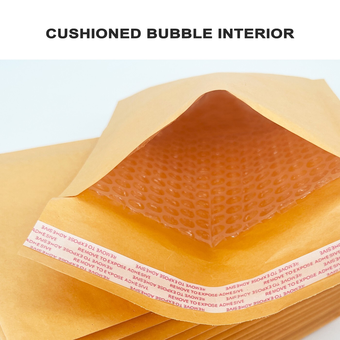 100 #3 8.5x14.5 Kraft Paper Bubble Mailers Padded Envelopes Case Shipping Bags