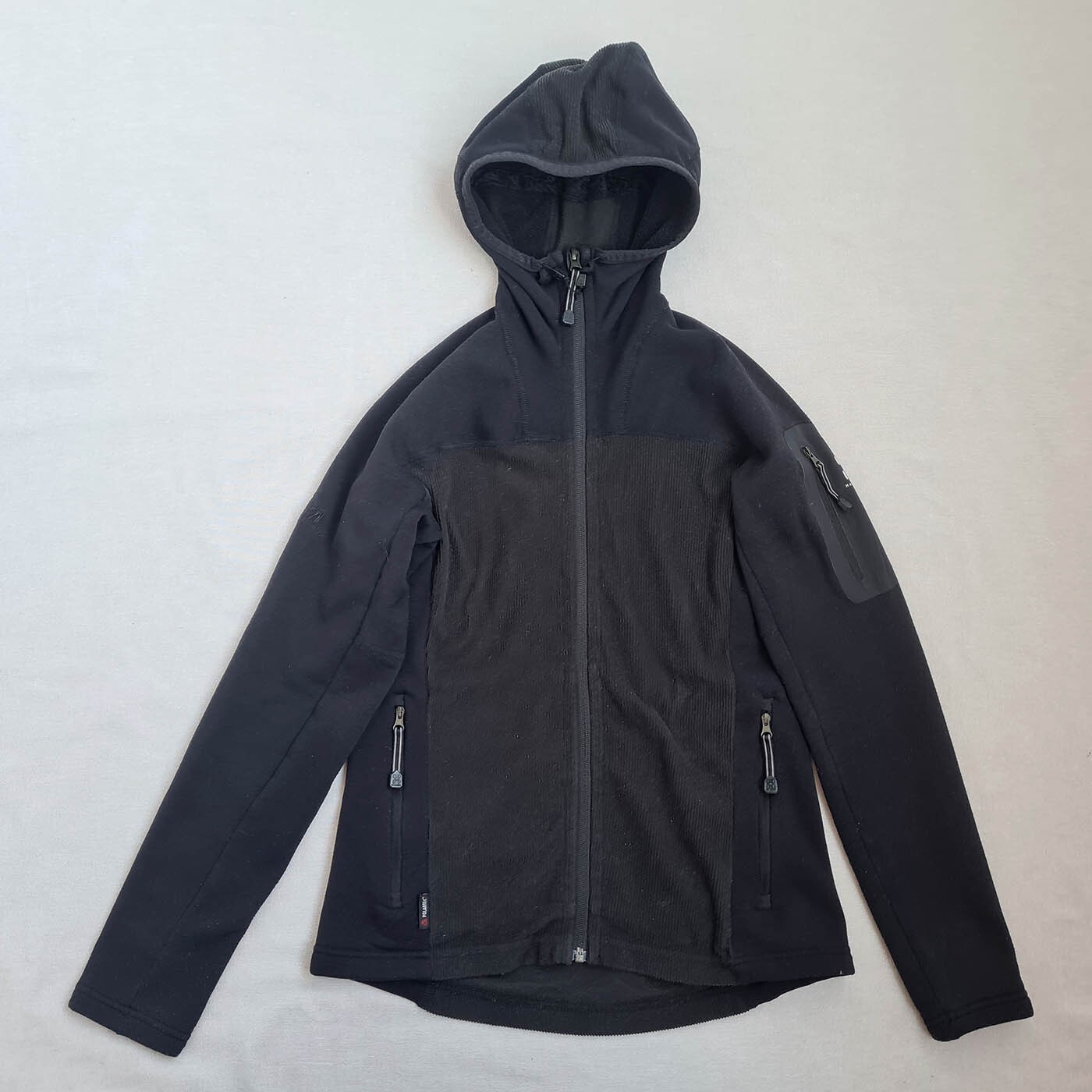 Haglofs - HAGLOFS WOMEN’S BLACK FLEECE JACKET Haglofs Womens Full Zip Polartec Fleece Hoodie Size S Jacket