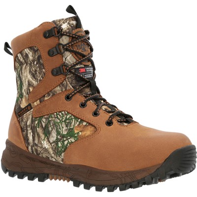 

Водонепроницаемые утепленные ботинки Rocky Spike Little Kid 800G для улицы, Chocolate and realtree edge, RKS0543C
