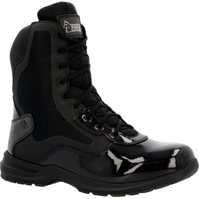 

Ботинки Rocky Cadet 8 с черной боковой молнией для общественных служб, Black, RKD0103