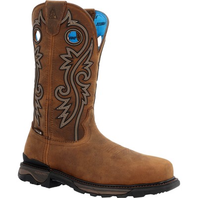 

Rocky Carbon 6 Carbon Toe Водонепроницаемые ботинки в стиле вестерн, Brown and tan, RKW0376