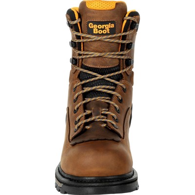 Pre-owned Georgia Boot Carbo-tec Ltx Waterproof Work Boot In Brown