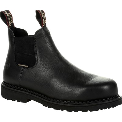 

Водонепроницаемые рабочие ботинки челси Georgia Giant Revamp, Black, GB00376