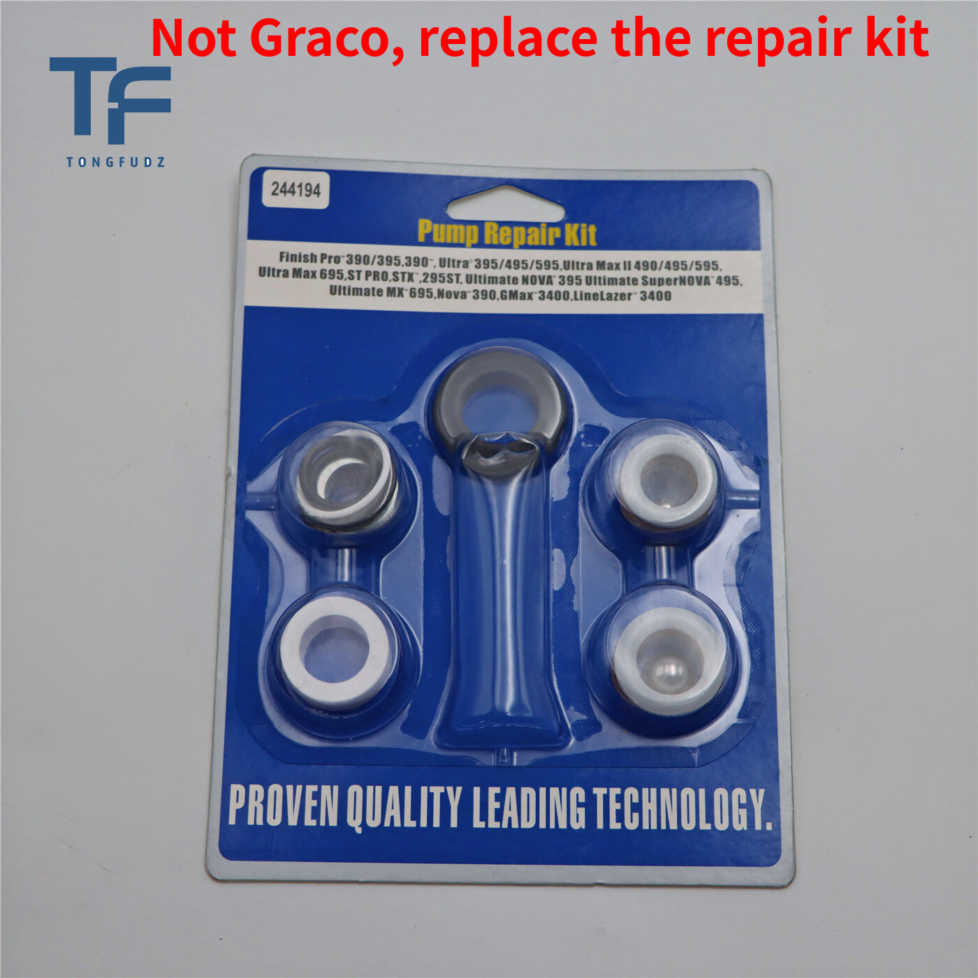 Graco 390 Pump 244194 Pump Packing Kit For Airless Paint