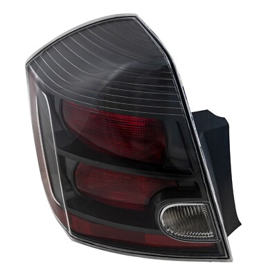 Tail Light Black Interior LH For 2010-2012 Nissan Sentra SR/SE-R/SE-R Spec V