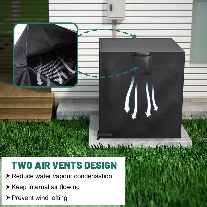 Air Conditioner Cover, AC Cover for Outside Units, 24X24X30in Heavy Duty 420D Ox