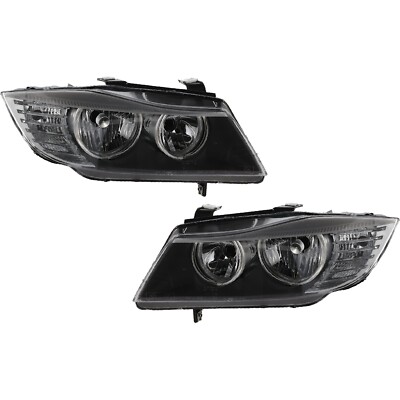 Halogen Headlight Left and Right For BMW 2009-2011 323i 2009-12 328i 328 xDrive