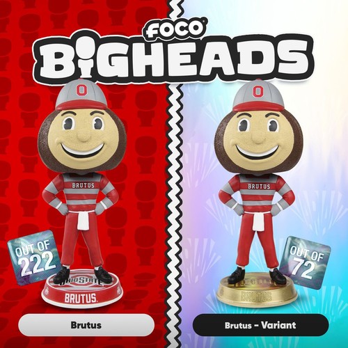 【BOBBLE HEAD】BUCKEYES BRUTUS BRUTUS the BUCKEYE Ohio State Buckeyes Football