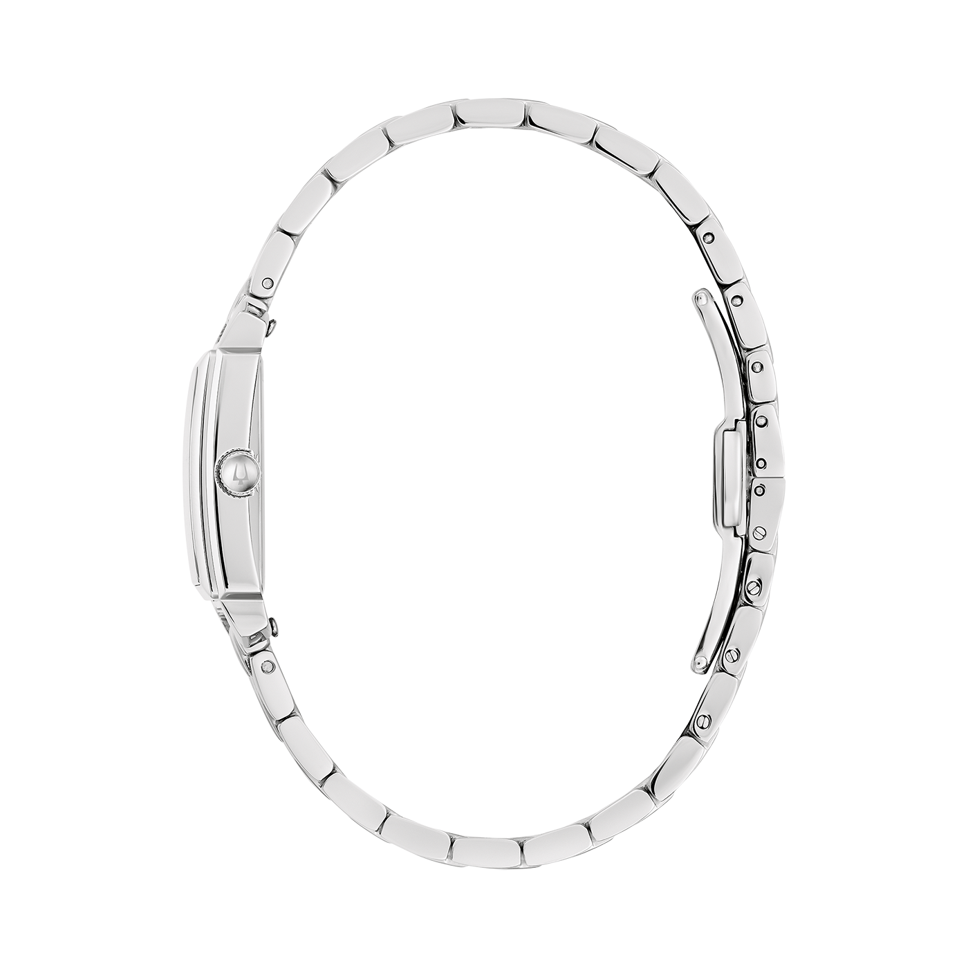 BULOVA 96P245 Armbanduhr Quarzuhr Damenuhr Edelstahl Silberfarben B-Ware - Bild 2 von 3