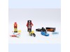 6 Piece Deluxe Gift Set Zybots ZybotZ 1984 Remco Vintage Action Figures