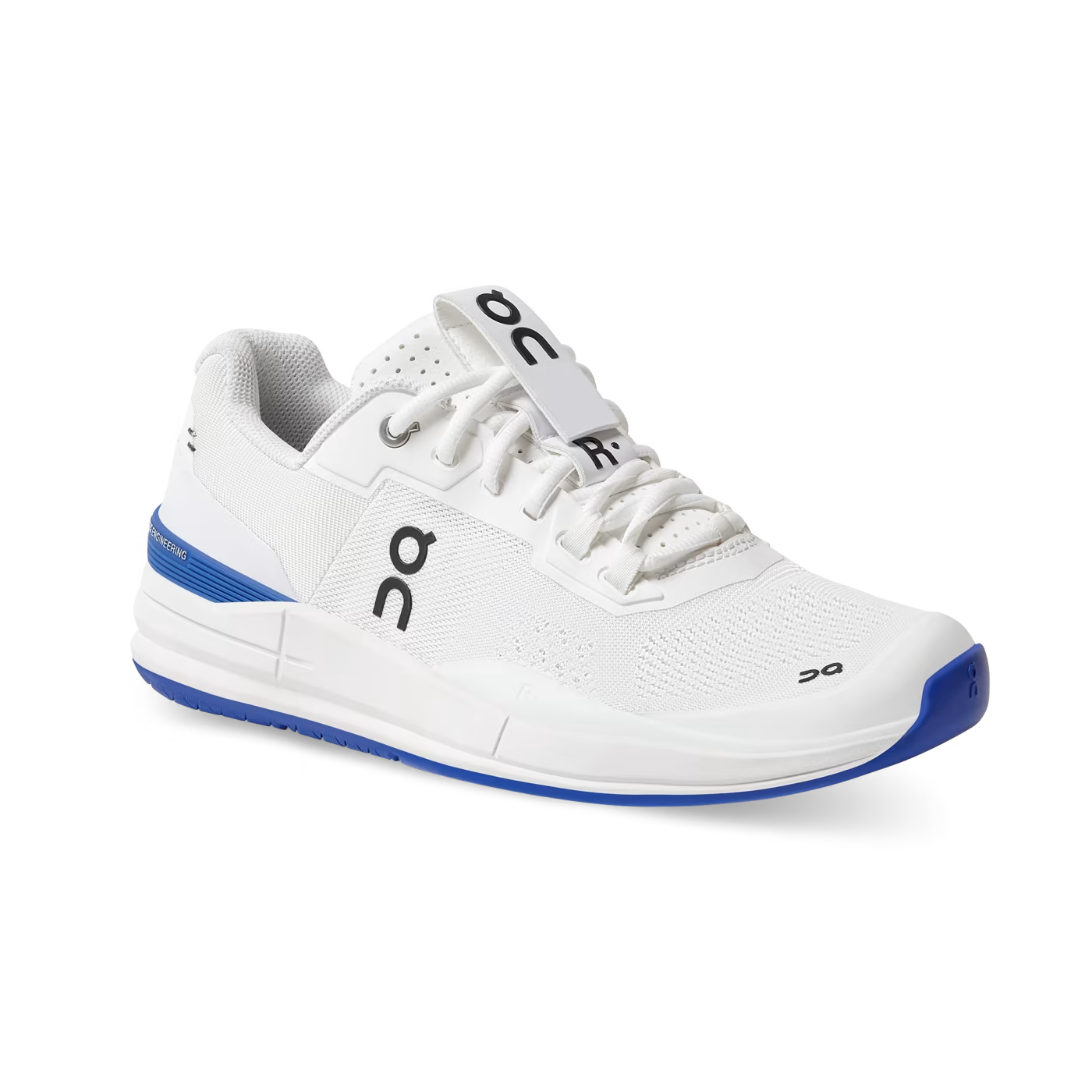 Pre-owned On The Roger Pro White Indigo 48.98720 Speedboard Women's Tennis Shoes In White, |ndigo