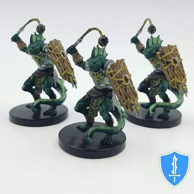 Iruxi Defender x3 - City of Lost Omens #10 Pathfinder Battles D&D Lizardfolk