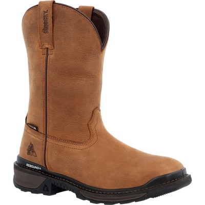 

Водонепроницаемые рабочие ботинки без застежек Rocky Rams Horn, Brown, RKW0395