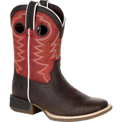 

Красные ботинки в стиле вестерн для маленьких детей Durango Lil Rebel Pro, Dark chestnut and crimson, DBT0220C