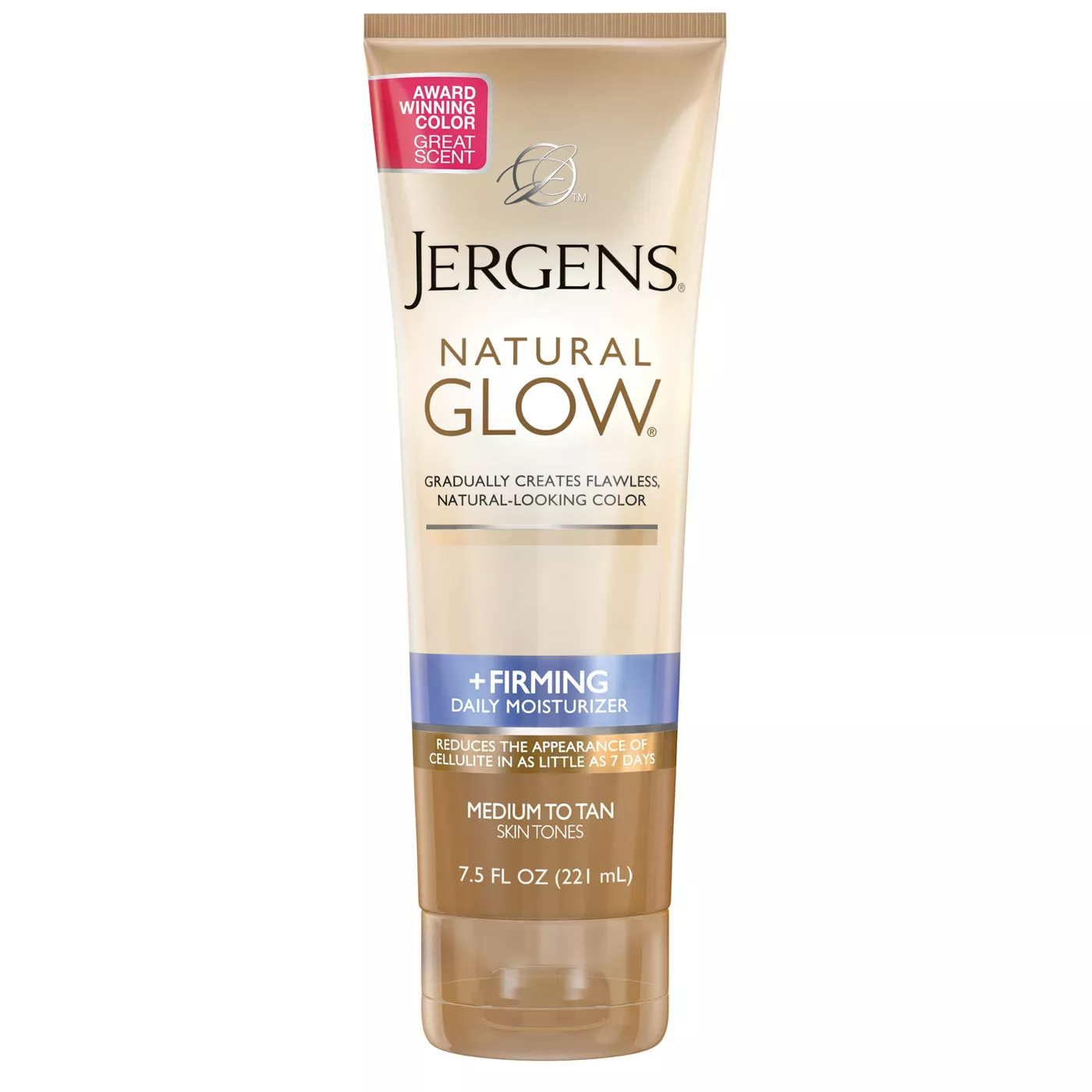 Jergens Natural Glow Firming Daily Moisturizer, Medium to Ta