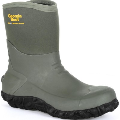 

Водонепроницаемые резиновые сапоги Georgia Boot среднего размера, Green, GB00231