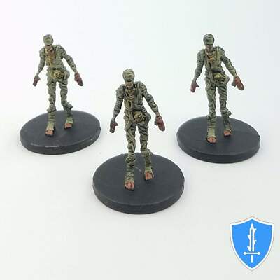 Mummy x3 - Monster Menagerie #10 D&D Miniature