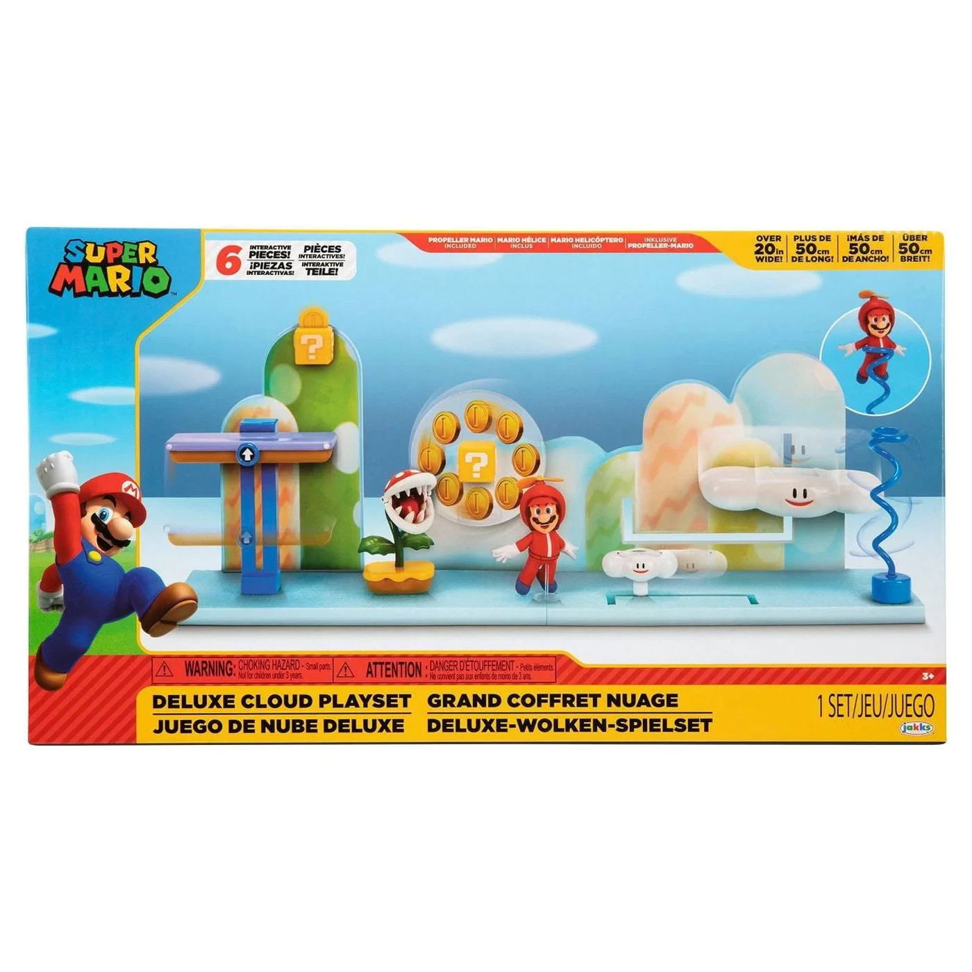 マリオ Amazon | Power House Toys スーパーマリオブラザーズ ブロック