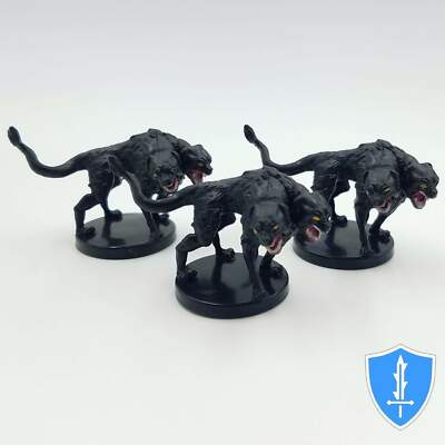 Two-headed Cerberus x3 - Mythic Odysseys of Theros #11 D&D MTG Miniature
