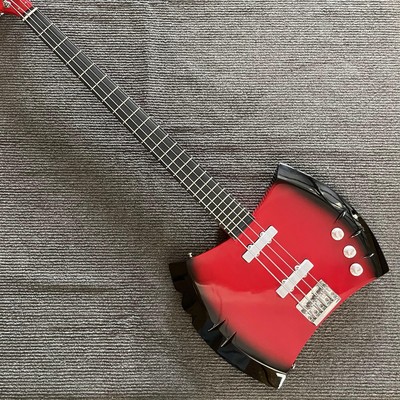 4 String Adventure Time Marceline's Axe Electric Bass Guitar Solid Basswood Body