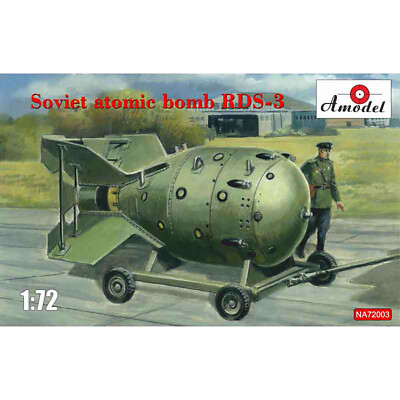 AMODEL NA72003 Soviet atomic bomb RDS-3  Scale 1/72 - Plastic model kit