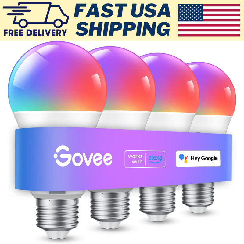 Smart Light Bulbs, Color Changing Light Bulb - Alexa and Goo