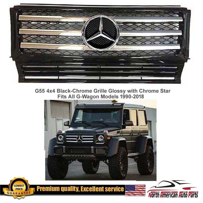 G55 G-Wagon Grille AMG Black Chrome Star G63 G550 G500