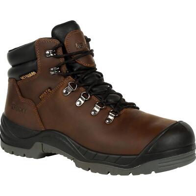 

Rocky Worksmart Composite Toe Internal Met Guard Водонепроницаемые рабочие ботинки, Brown, RKK0266