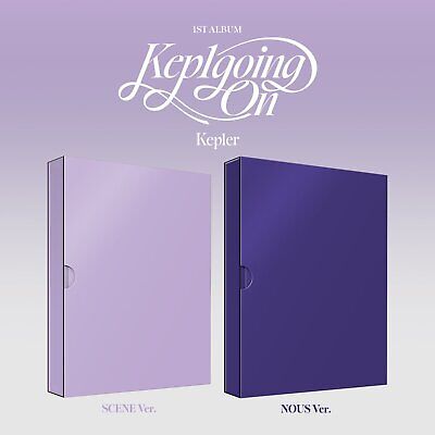K-POP Kep1er 1st Album [Kep1going On] CD+84p Photobook+P.Card+Folded Poster+etc