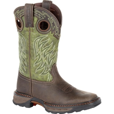 

Lil Durango Maverick XP Little Kids Вестерн рабочие ботинки, Oiled brown and forest green, DBT0215C