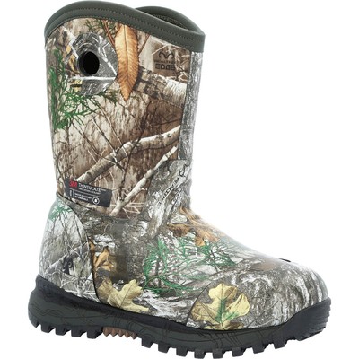 

Водонепроницаемые резиновые сапоги Rocky Spike Little Kid 400G с изоляцией, Realtree edge, RKS0545C
