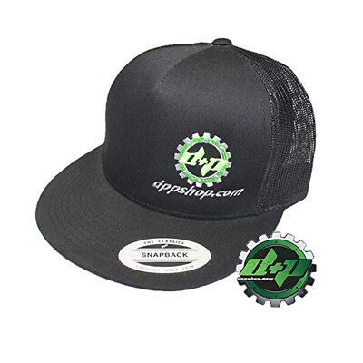 DPP Shop Side Set DP Logo Black mesh Flat Bill Snapback dppshop.com
