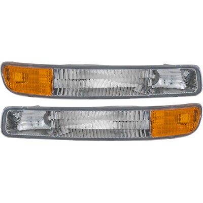 1999-2006 Replacement Parking Turn Signal Light Pair For GMC Sierra Yukon XL