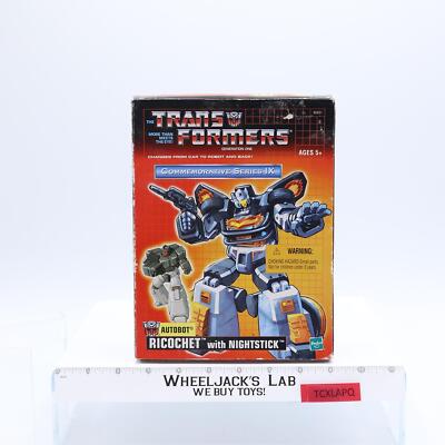 Ricochet W/ Nightstick Commemorative Series Reissue 2003 Hasbro NEW MISB SEALED