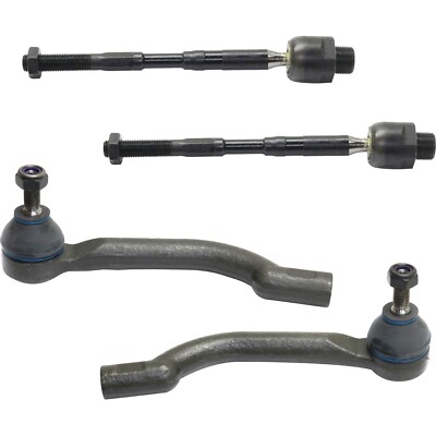 Tie Rod End Set For 2008-2013 Nissan Rogue 14-15 Rogue Select Front Inner Outer