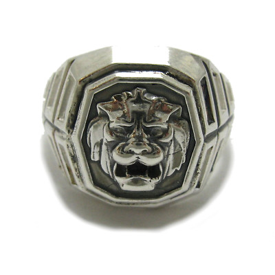 925 Sterling silber herren ring solide Löwe R001780 EMPRESS