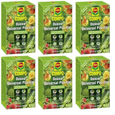 6 x 150 ml COMPO Duaxo Universal Pilz-frei Konezntrat Fungizid Pilzbekämpfung