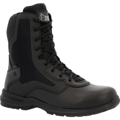 

Ботинки Rocky Cadet 8 с черной боковой молнией для общественных служб, Black, RKD0102