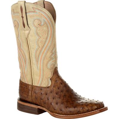 

Durango Premium Exotics Женские ботинки Full-Quill Ostrich Sunset Wheat Western Boot, Sunset wheat ostrich and ivory, DRD0388