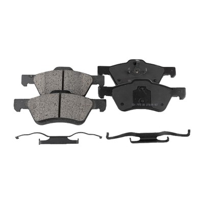 Front Brake Disc and Pad Kit For 2010-2012 Ford Escape Plain Surface Ceramic