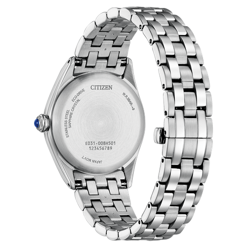 Pre-owned Citizen Silver Womens Analogue Watch L Series Em1140-80x