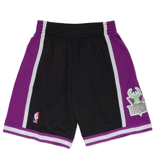 

Мужские ШОРТЫ NBA SWINGMAN Mitchell - Ness - MILWAUKEE BUCKS 2000, Black/purple