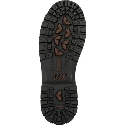 Pre-owned Georgia Boot Ltx Logger 9" Composite Toe Waterproof Work Boot In Brown