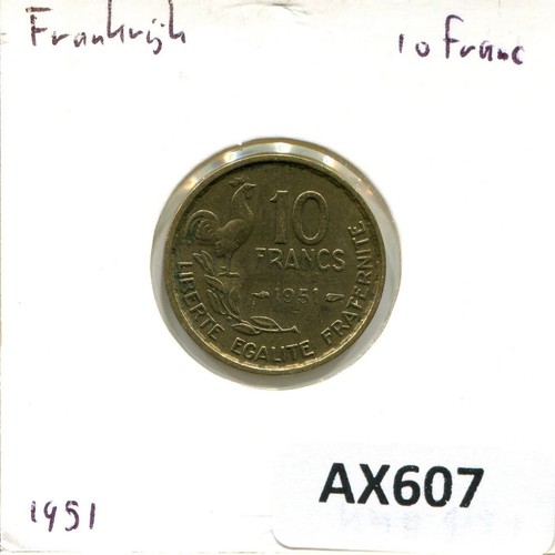 フランス 10 FRANCS 1951年 硬貨 10 francs 1951, France - Coin value - uCoin.net