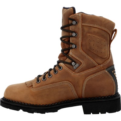 Pre-owned Georgia Boot Comfort Core Composite Toe Waterproof Logger Work Boot In Crazy Horse