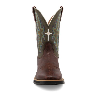 Pre-owned Twisted X Boots Twisted X® Men's 11" Tech X Brown & Green Boots Mxw0004