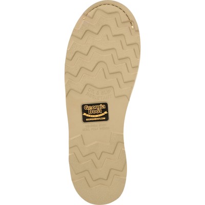 Pre-owned Georgia Boot Wedge Toe Work Boot In Brown