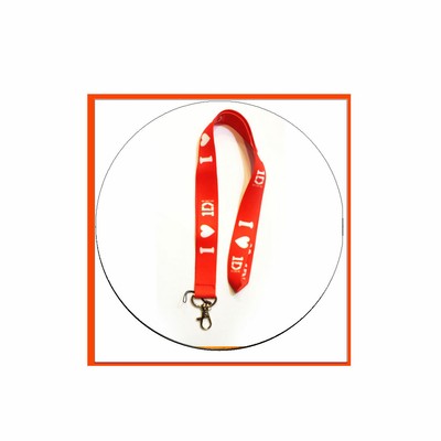 I Love One Direction Red Design Lanyard Keychain Holder