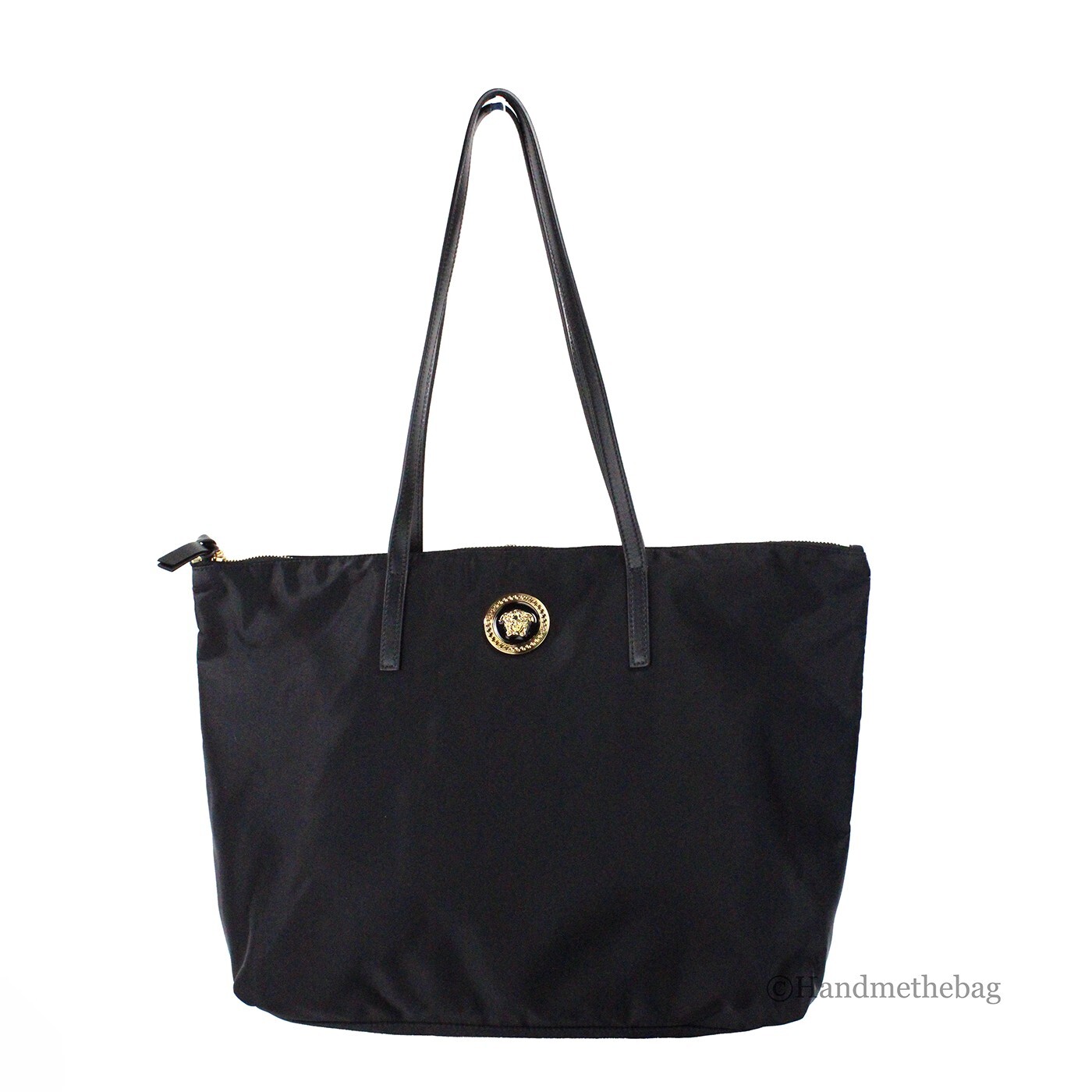 トートバッグ VERSACE 'La Medusa' shopping bag La Medusa Denim Large Tote Bag Blue | VERSACE US