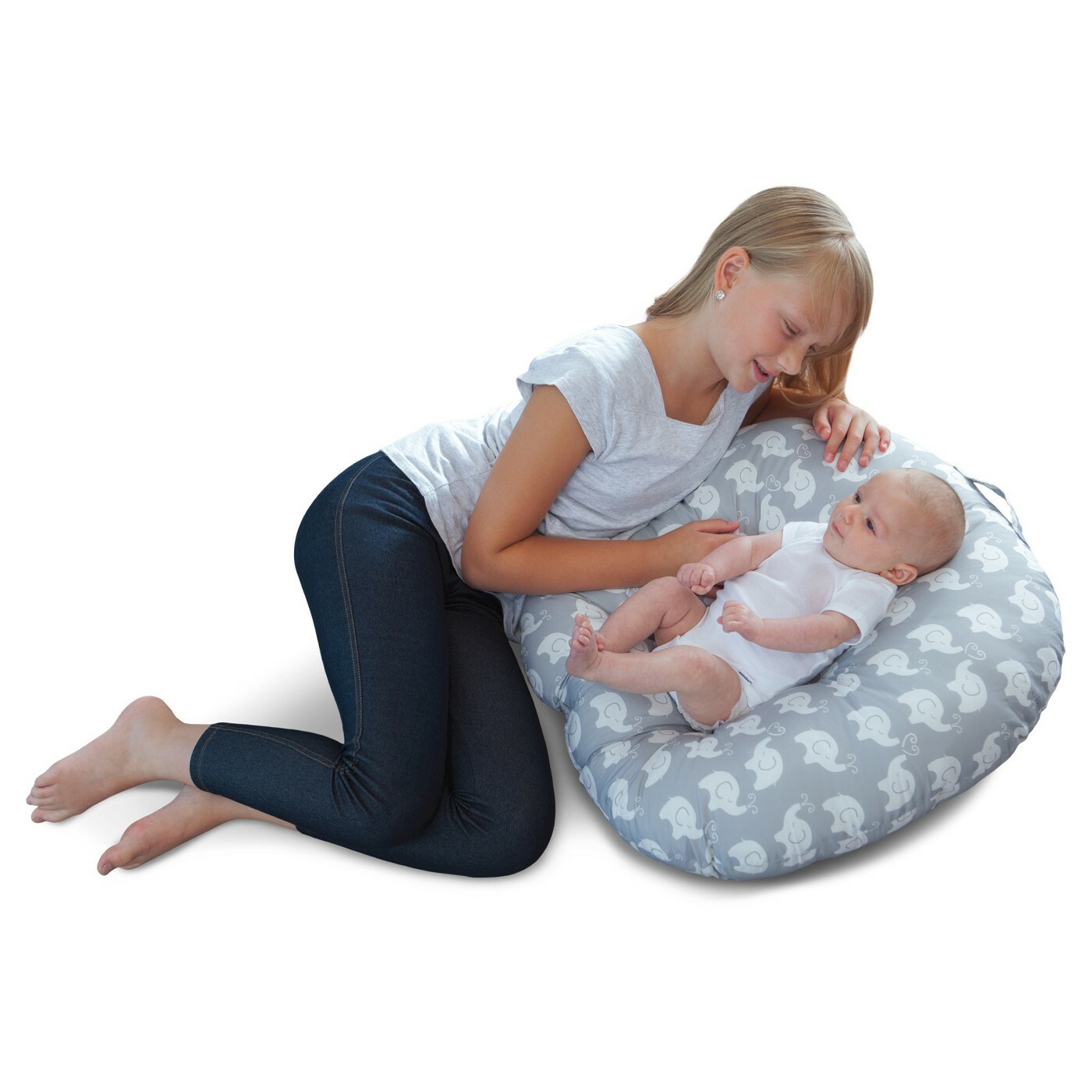 Bobby Newborn Lounder in Elephant